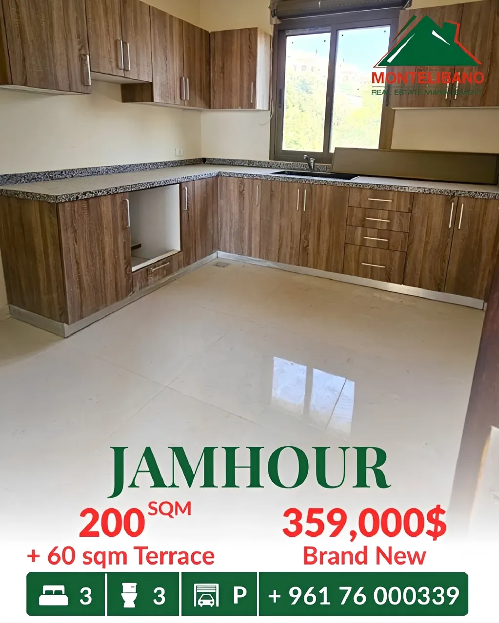 Apartment for sale in Jamhour, Lebanon