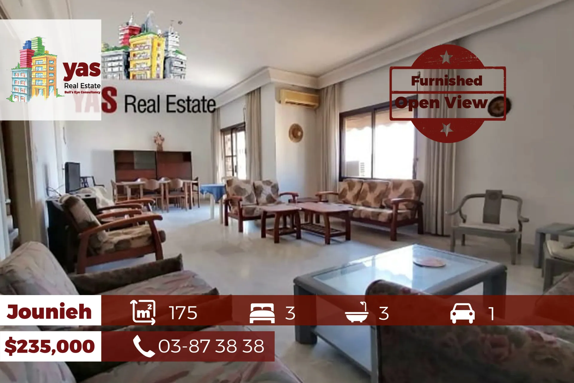 Apartment for Sale in Jounieh