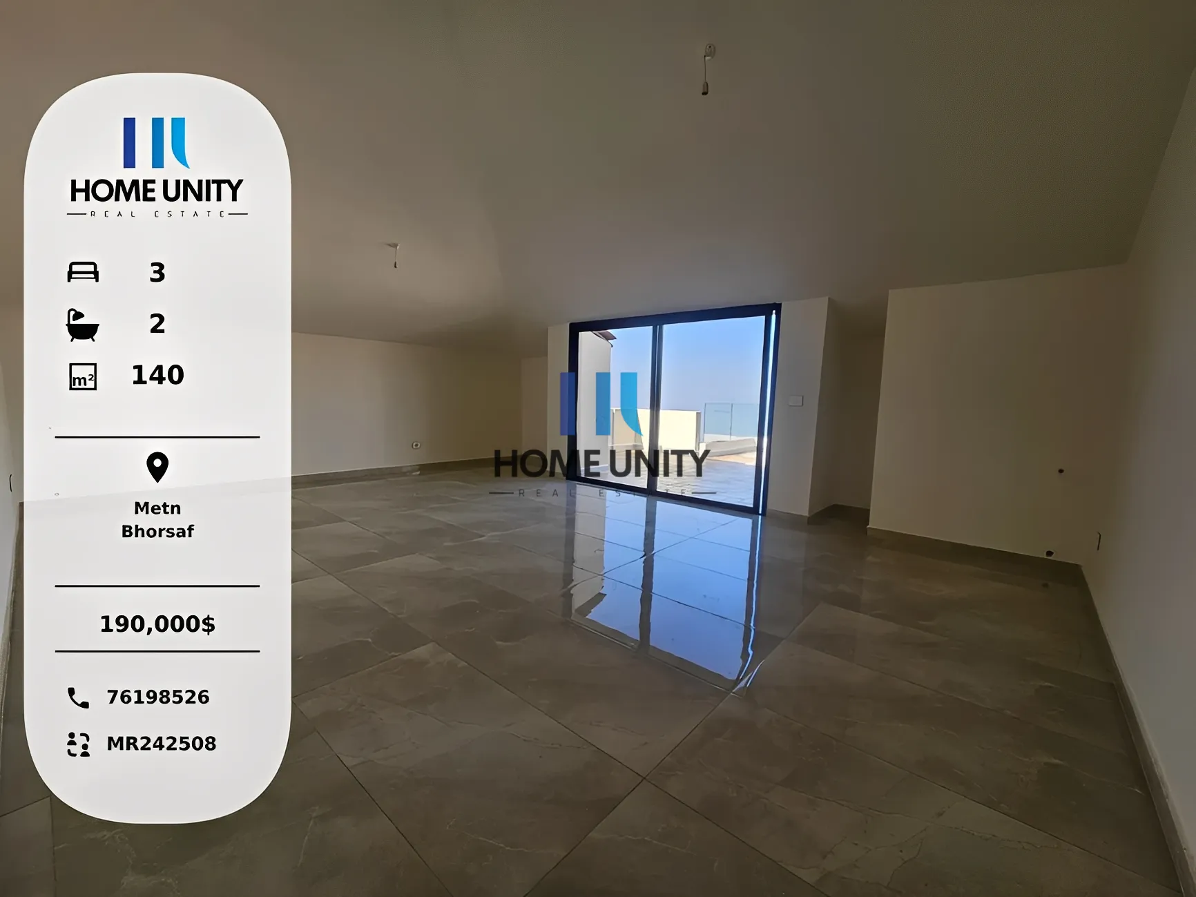 Penthouse for Sale in Bharsaf, Lebanon - 3 bed, 2 bath