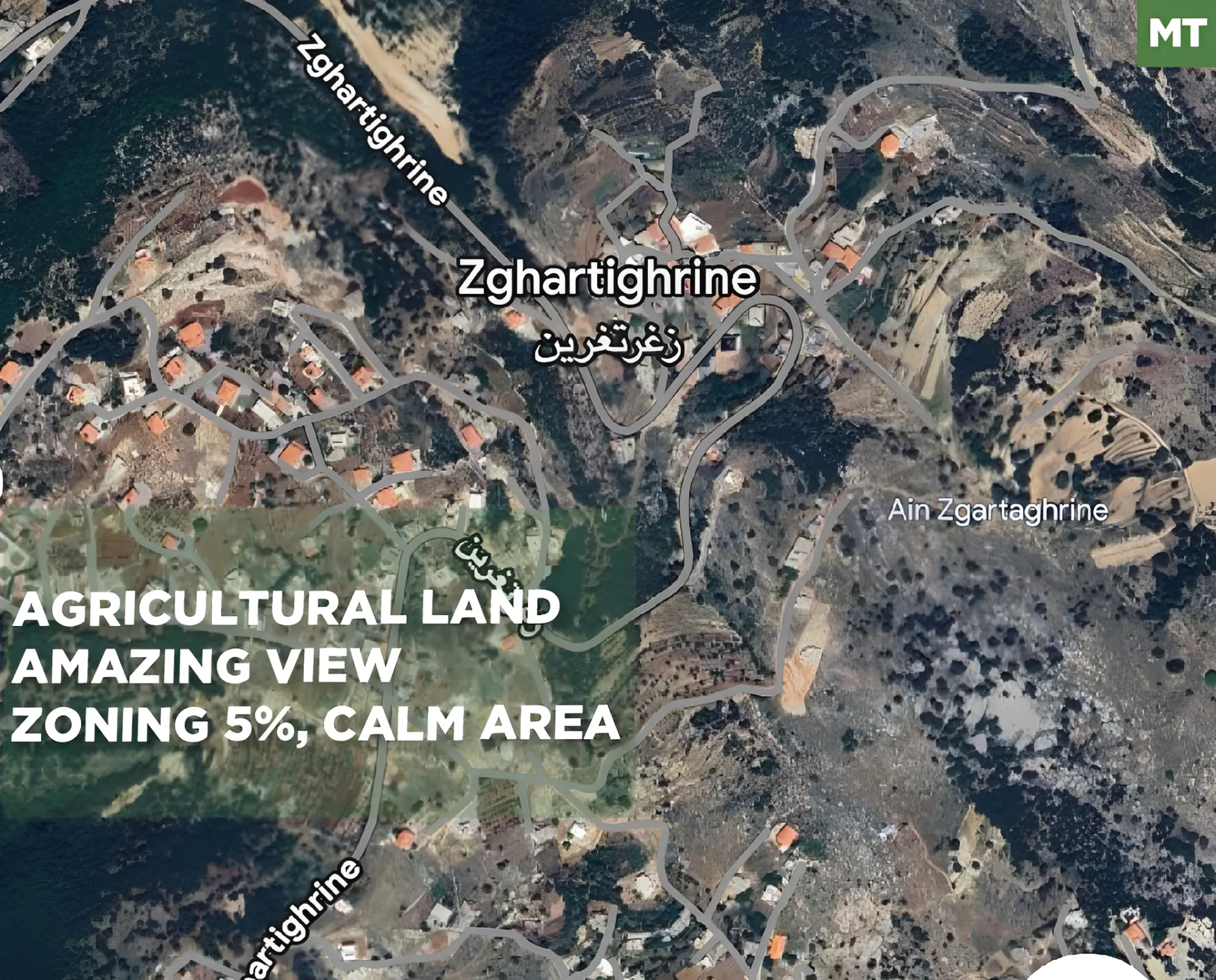 Land for Sale in Zgharta
