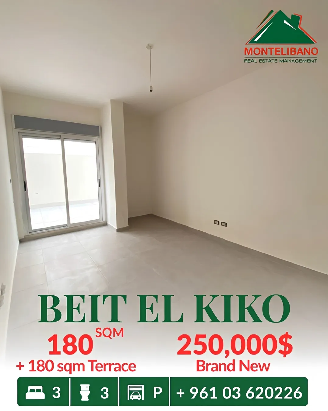 Apartment for sale in Beit El Kiko, Lebanon
