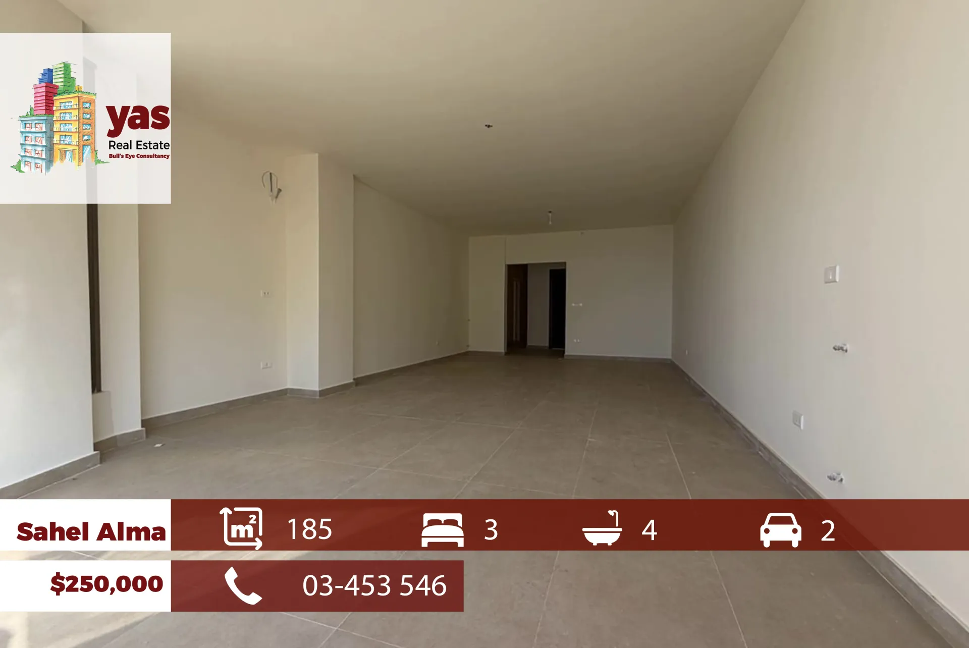 Apartment for Sale in Sahel Alma - 3 bed, 4 bath